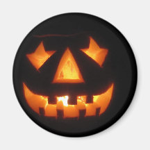 Jack-o'-lantern Fridge Magnets