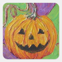Jack-O-Lantern Halloween Sticker