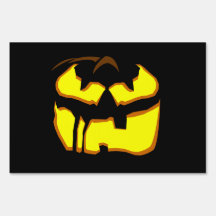 Jack O' Lantern lawn sign