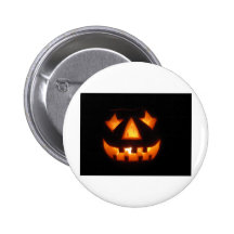 Jack-o'-lantern Pinback Button