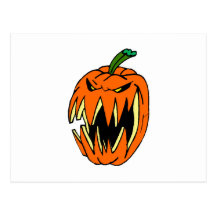 Jack-o-Lantern Postcard