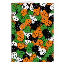 Jack o'Lantern Confetti Card