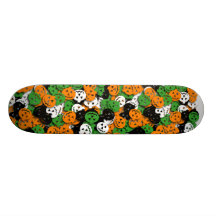 Jack O'Lantern Confetti Skateboard