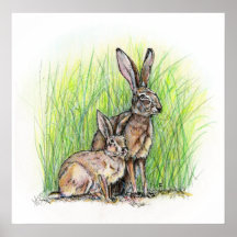 Jack Rabbit Royalty Poster