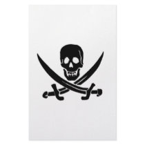Jack Rackham-Black Stationery Paper