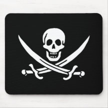 Jack Rackham; Jolly Roger Flag; Pirate Mousepads
