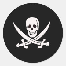 Jack Rackham-White Round Stickers