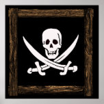 Jack Rackham-WoodFrame 13 Print