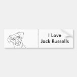 Jack Russell Bumper Sticker