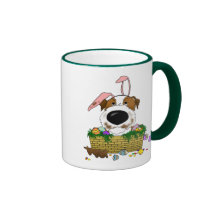 Jack Russell Happy Easter Mug