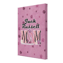 Jack Russell MOM Canvas Prints