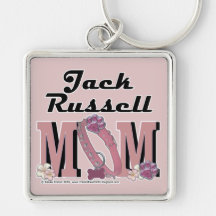 Jack Russell MOM Keychains
