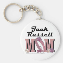 Jack Russell Mom Keychains