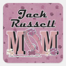 Jack Russell MOM Stickers