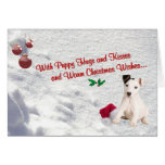 Jack Russell Puppy Hugs & Kisses Greeting Card