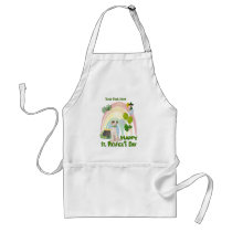 Jack Russell Puppy - Matches Irish Or Not Design aprons