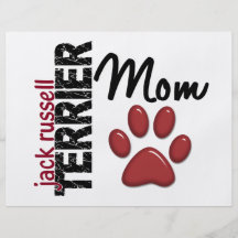 Jack Russell Terrier Mom 2 Personalized Flyer