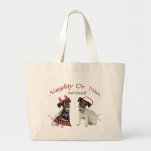 Jack Russell Terrier Naughty Or Nice Bags