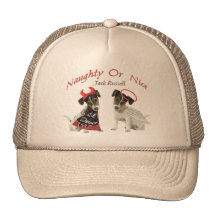 Jack Russell Terrier Naughty Or Nice Hat