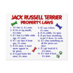JACK RUSSELL TERRIER Property Laws 2 Post Cards