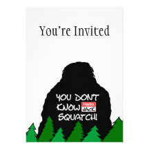 Jack Squatch Invitation