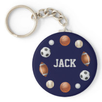 Jack World of Sports Key Chain - Blue