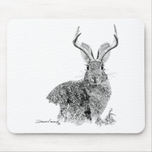 Jackalope Mouse Pad