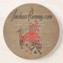 Jackass Rummy coasters