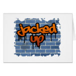 jacked up graffiti  design card