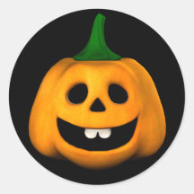 Jackie Lantern Halloween Stickers