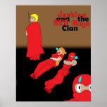 Jackiea and the RED Ninja Clan 1 Revised Posters