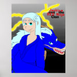 Jackiea and the RED Ninja Clan 6 Print