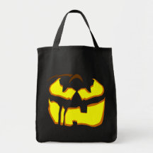 jackolantern tote bag