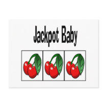 Jackpot Baby Postcard