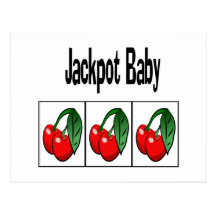 Jackpot Baby Postcard