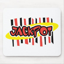 Jackpot Winner - Retro Gambling Style Mouse Pad