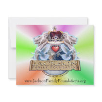 Jackson Family Foundation Post Card Personalized Invite
