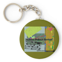 Jackson Pollock Revival! Graphic Key Chains