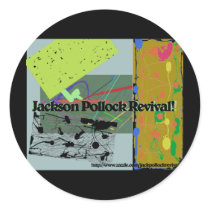 Jackson Pollock Revival! Graphic Sticker