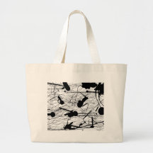Jackson Pollock Revival Tote Bags