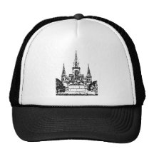 Jackson Square, New Orleans, LA Mesh Hat