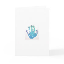 Jackson's Hand Print Greeting Card
