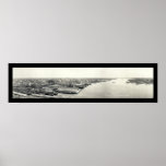 Jacksonville Aerial Photo 1921 Posters