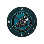 Jacksonville Armchair Quarterback Wall Clock