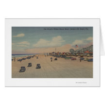 Jacksonville Beach, FL - The world's Widest Ocea Cards