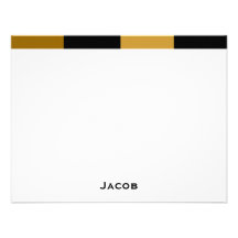 Jacob custom Thank You bar mitzvah Card Personalized Invitation