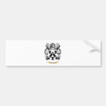 Jacque Coat of Arms (Family Crest) Bumper Stickers