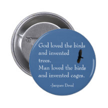 Jacques Deval Bird Button