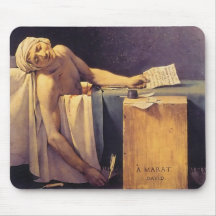 Jacques-Louis David Death Of Marat Mousepads