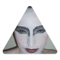 Jacqui B Black Swan Triangle Sticker